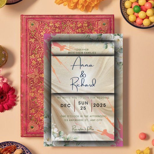 Einladungskarte für Blumenzehen Einladung