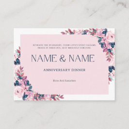 Einladungskarte für botanische Rahmen