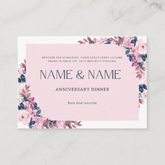 Einladungskarte für botanische Rahmen