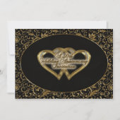 Einladungskarte für das 50. Hochzeitstag Einladung (Vorderseite)