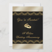 Einladungskarte für das 50. Hochzeitstag Einladung (Vorderseite)