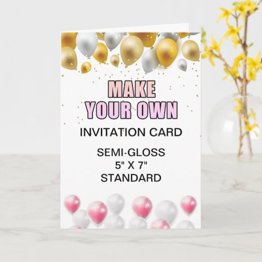 Einladungskarte für das benutzerdefinierte Foto Gl (Gelbe Blume)