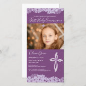 Einladungskarte für das erste Foto der Heiligen Ko (Vorne/Hinten)