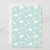 Einladungskarte für das Monster Birthday (Rückseite)