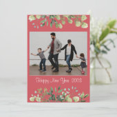 Einladungskarte für das neue Jahr Einladung (Stehend Vorderseite)