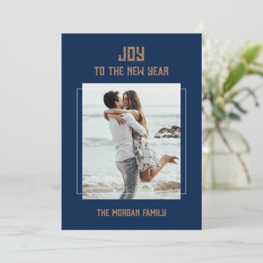 Einladungskarte für das neue Jahr Einladung (Stehend Vorderseite)