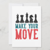 Einladungskarte für das Schachturnier Einladung (Vorderseite)