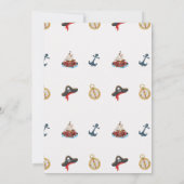 Einladungskarte für das Schiff Nautic Pirate Sea z Einladung (Rückseite)