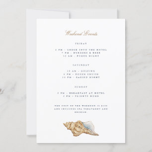 Einladungskarte für das Tropical Beach Bachelor Einladung