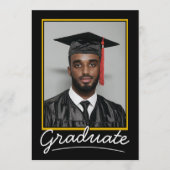 Einladungskarte für den benutzerdefinierten Abschl Einladung (Vorderseite)