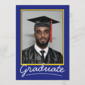 Einladungskarte für den benutzerdefinierten Abschl Einladung (Vorderseite)