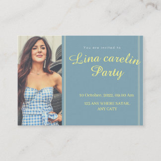 Einladungskarte für den besten Freund und die best Visitenkarte