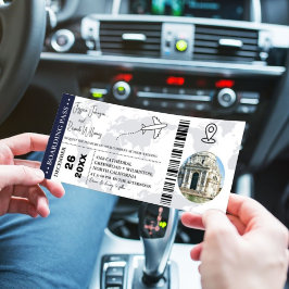 Einladungskarte für den Boarding Navy Einladung