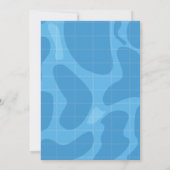 Einladungskarte für den Geburtstag (Rückseite)