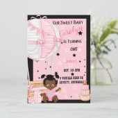 Einladungskarte für den Geburtstag (Stehend Vorderseite)