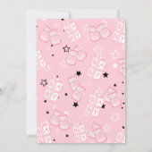 Einladungskarte für den Geburtstag (Rückseite)