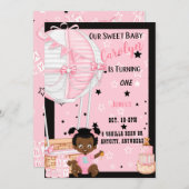 Einladungskarte für den Geburtstag (Vorne/Hinten)