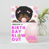 Einladungskarte für den Geburtstag (Stehend Vorderseite)