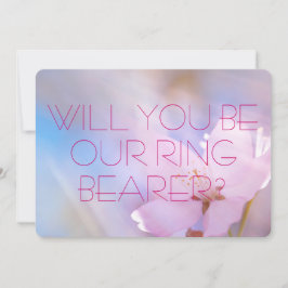 Einladungskarte für den Hochzeitsring Einladung