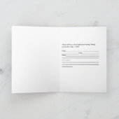 Einladungskarte für den Kuchenverkauf (Innenseite)