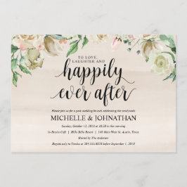 Einladungskarte für den neutralen Frühling Einladung