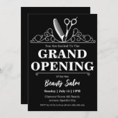 Einladungskarte für den Schönheitssalon Einladung (Vorne/Hinten)