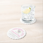 Einladungskarte für den Untersetzer des Einladungs (Vor Ort)