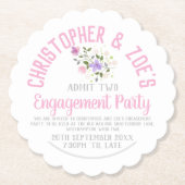 Einladungskarte für den Untersetzer des Einladungs (Vorderseite)