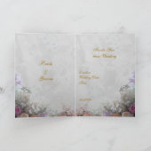 Einladungskarte für den weißen Traum (Innenseite)