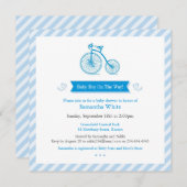 Einladungskarte für die Babydusche Einladung (Vorne/Hinten)