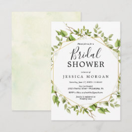 Einladungskarte für die Brautdusche von Woodland G Einladung