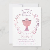 Einladungskarte für die erste heilige Kommunion ei Einladung (Vorderseite)