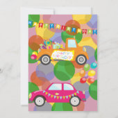 Einladungskarte für die Geburtstagsparade (Rückseite)