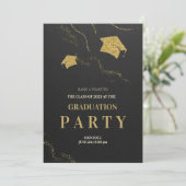 Einladungskarte für die Graduierungspartei (Stehend Vorderseite)