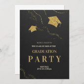 Einladungskarte für die Graduierungspartei (Vorne/Hinten)