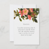 Einladungskarte für die Hochzeitstiefmappe Einladung (Rückseite)