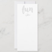 Einladungskarte für Eis Einladung (Rückseite)