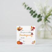 Einladungskarte für Erntedank (Stehend Vorderseite)