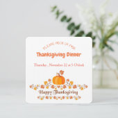 Einladungskarte für Erntedank Einladung (Stehend Vorderseite)