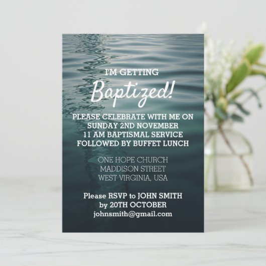 Einladungskarte für Erwachsene Einladung (Stehend Vorderseite)