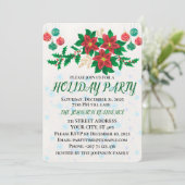 Einladungskarte für Feiertage Einladung (Stehend Vorderseite)