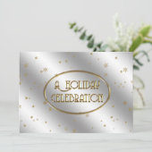 Einladungskarte für Feiertage Einladung (Stehend Vorderseite)