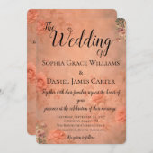 Einladungskarte für Flachhochzeiten Einladung (Vorne/Hinten)