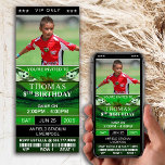 Einladungskarte für Fußball, Fußball-Ticket Einladung<br><div class="desc">Mit dieser Einladung zum Geburtstag des Kindes zum Football Ticket Digital bringen Sie Ihrem Kind etwas Magie. Diese maßgeschneiderte Einladung Features adorable Design, dass Ihr Kind wird Liebe. Das handgefertigte Design eignet sich hervorragend, um die persönliche Touch der Veranstaltung zu erhöhen. Feiern Sie stilvoll mit diesen Eintrittskarten, die perfekt für...</div>