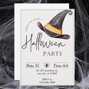 Einladungskarte für Halloween-Party Einladung