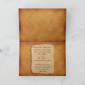 Einladungskarte für Herbst-Liebe (Innenseite)