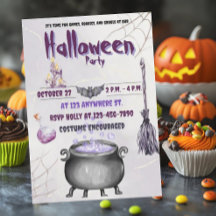 Einladungskarte für Hexen und Hexenmeister