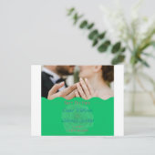 Einladungskarte für Hochzeiten (Stehend Vorderseite)