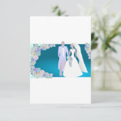 Einladungskarte für Hochzeiten ! (Stehend Vorderseite)