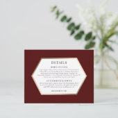 Einladungskarte für Hochzeiten *Palazzo Grassi* (Stehend Vorderseite)